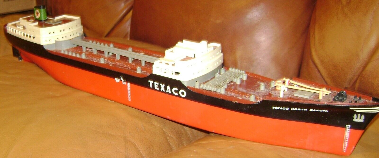 1960's Vintage Texaco Promo Toy Tanker North Dakota Amf Wen-mac W/ Box
