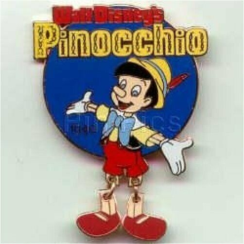 Disney Pin Countdown To The Millennium Series #85 Pinocchio Feet Legs Dangle