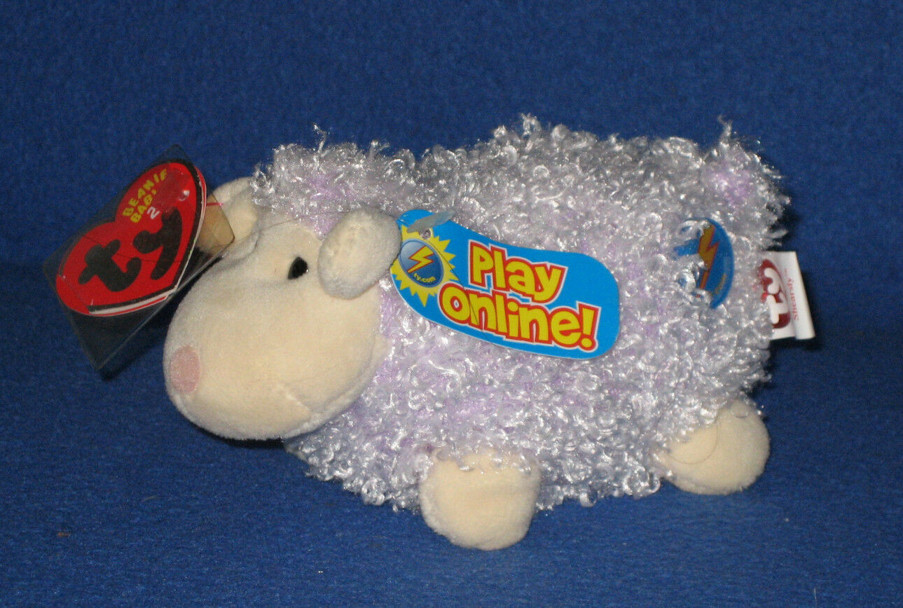 Ty Shearsly The Lamb 2.0 Beanie Baby - Mint With Mint Tag And Unused Code