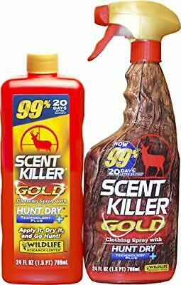 Scent Killer 1259 Wildlife Research Gold 24/24 Combo, 48 Oz.