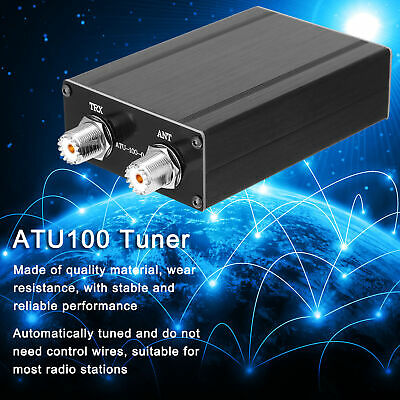 Atu100 1.8-30mhz Automatic Shortwave Antenna Tuner 0.91" Oled 400ma 1869pf O5a0