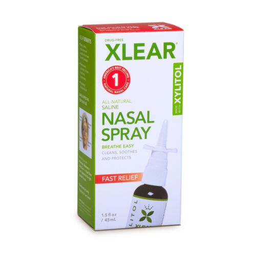 Xlear Natural Saline Nasal Spray With Xylitol, 1.5 Fl Oz