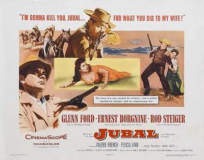 Jubal Movie Poster 30x40 Glenn Ford Rod Steiger Ernest Borgnine Felicia Farr