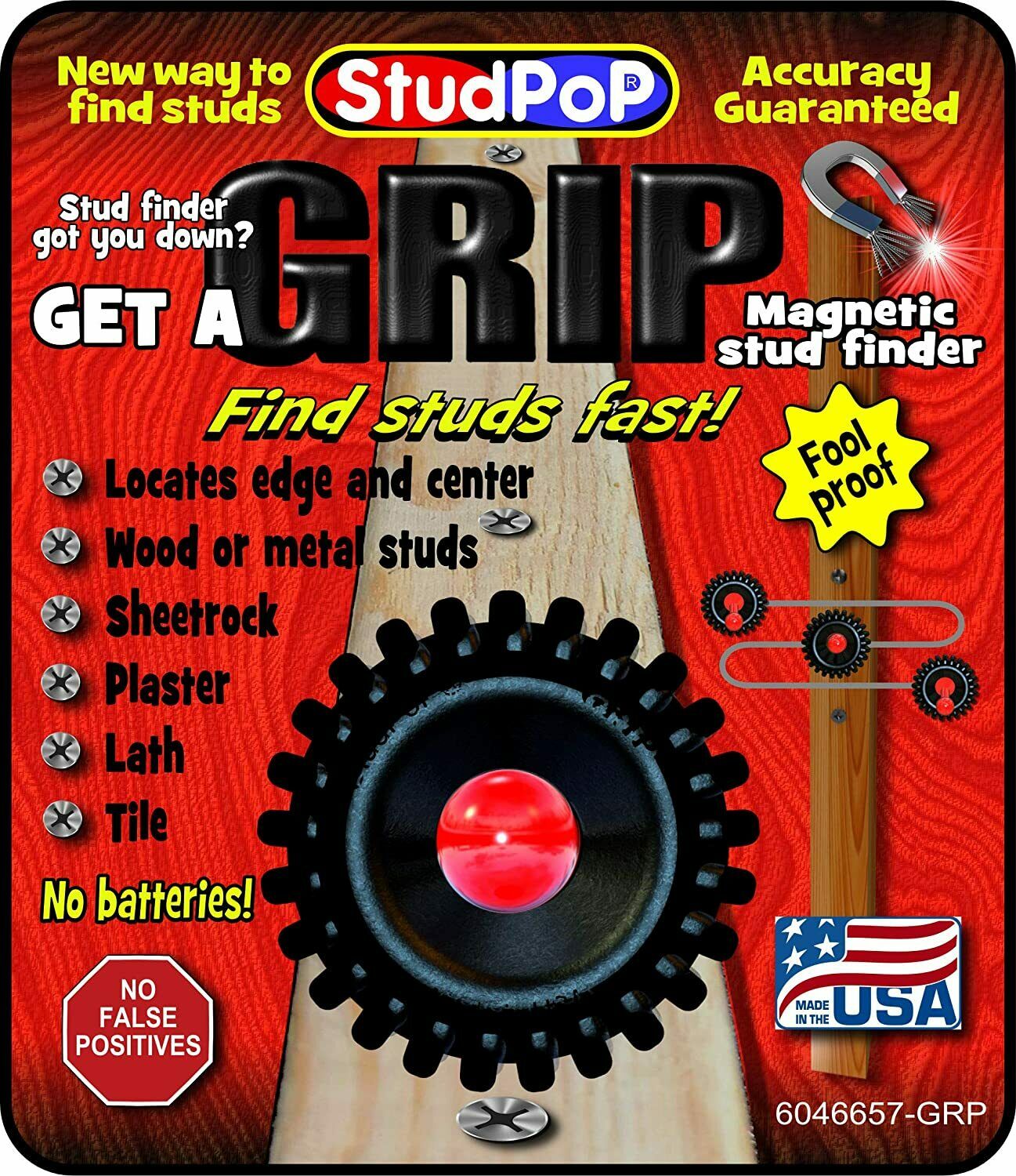 Studpop Grip Usa Made   * Brand New * Product Launched 2/2020 (colors May Vary)