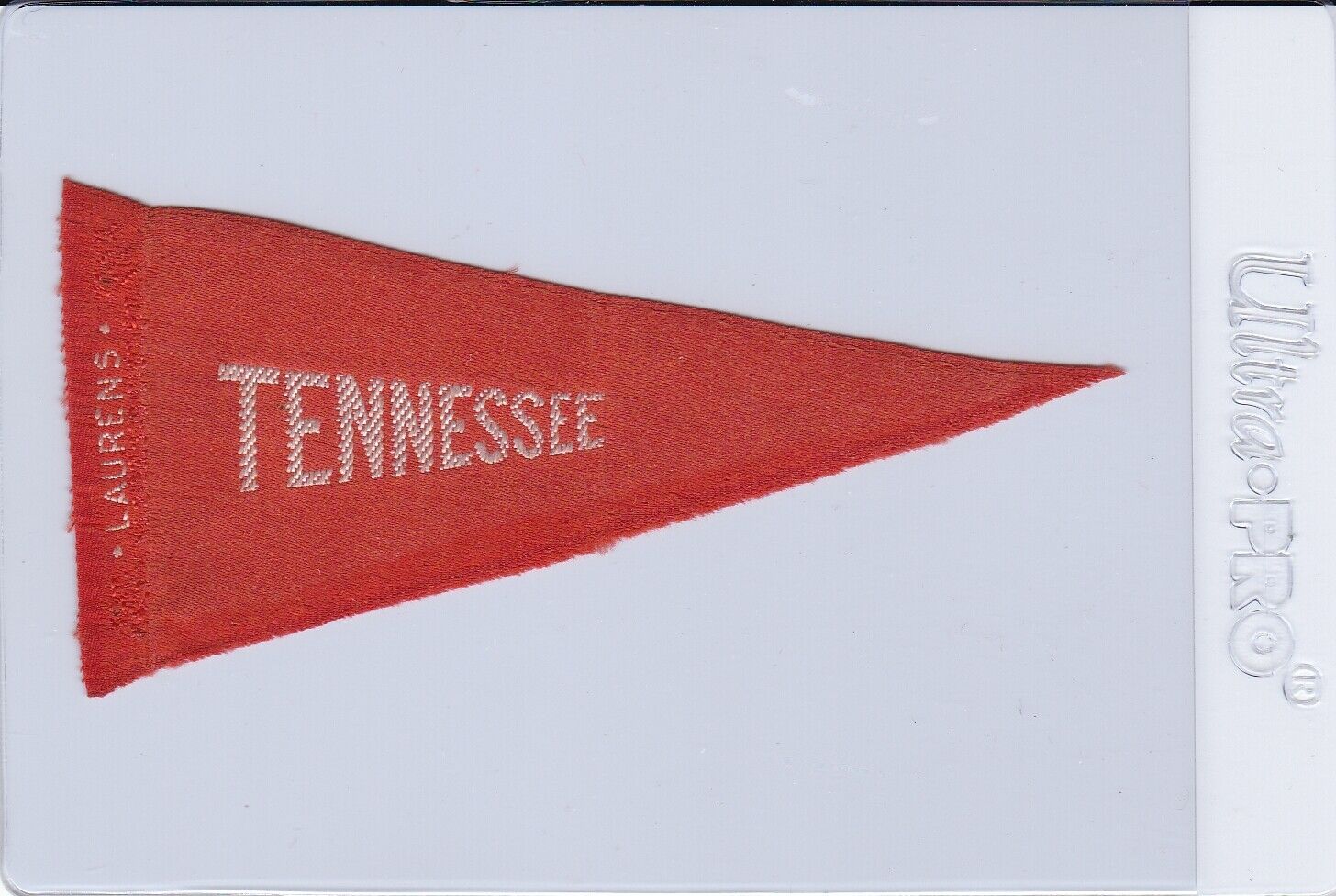 1910 Laurens S28 Tobacco Silk Mini Pennant Univ Of Tennessee Volunteers Rare!