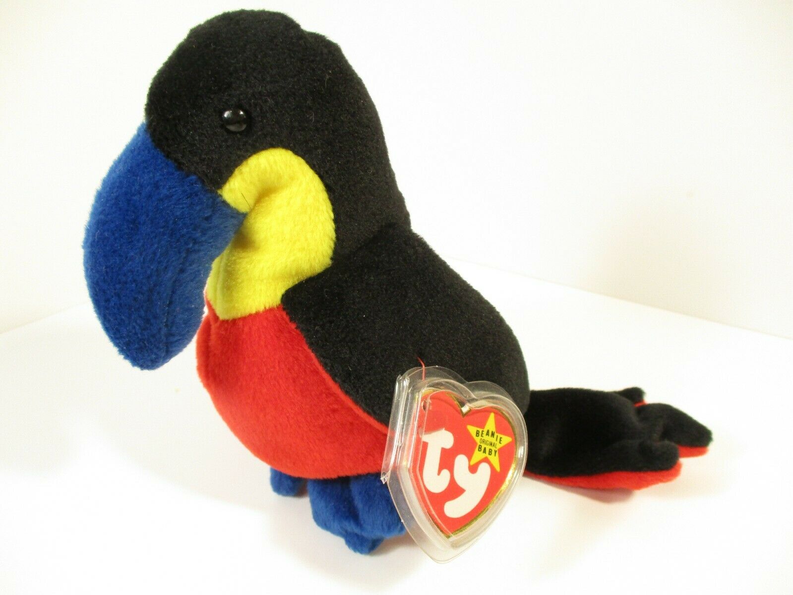 Kiwi Toucan 4th/3rd Generation 1995 Pvc Retired Beanie Baby Collectible Mint