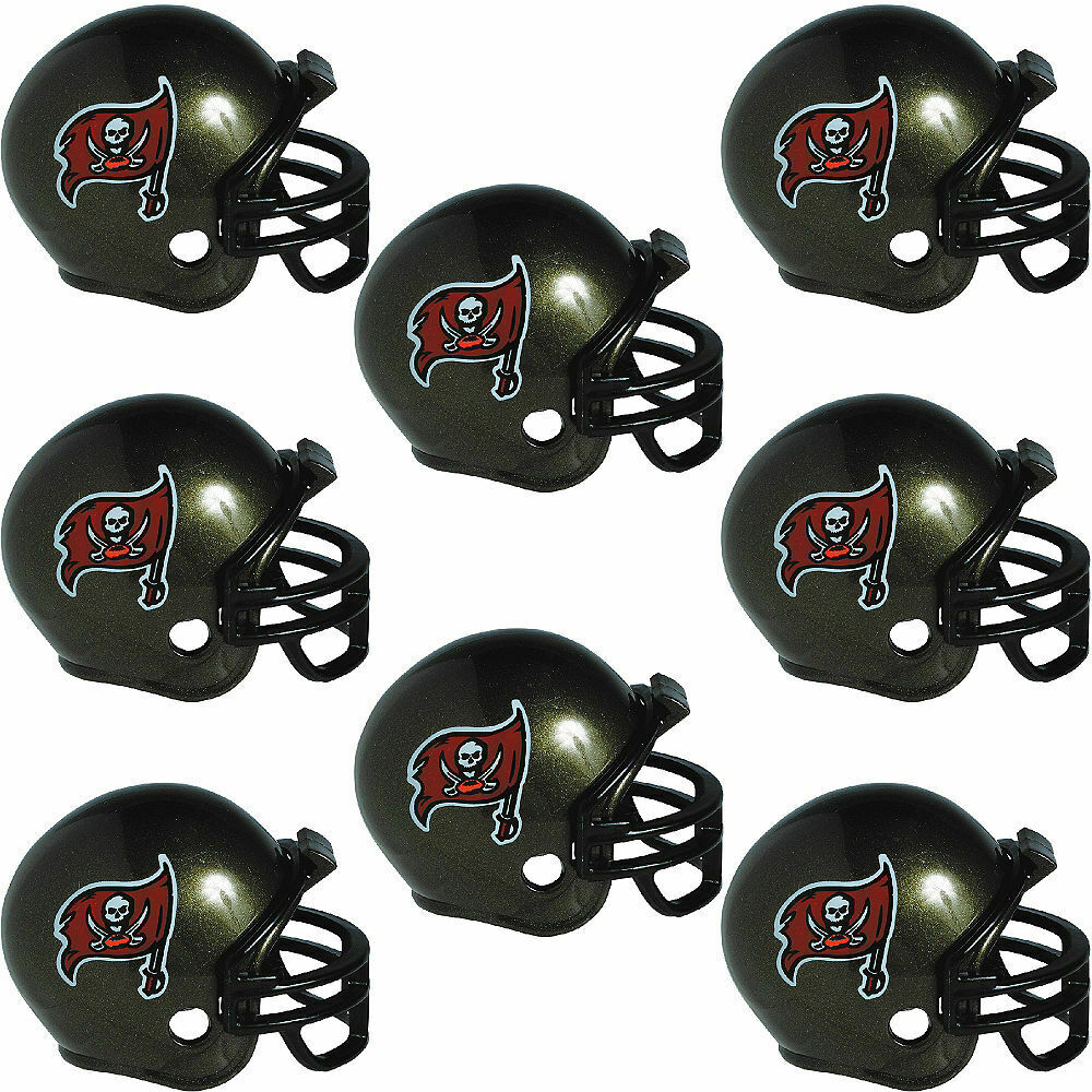 Tampa Bay Buccaneers Helmets 8ct Party Pack Riddell Cake Toppers New