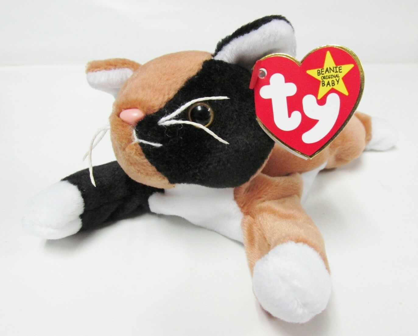 Ty Beanie Baby Chip Calico Cat Pristine Clean Brand New-perfect W/mint Tags