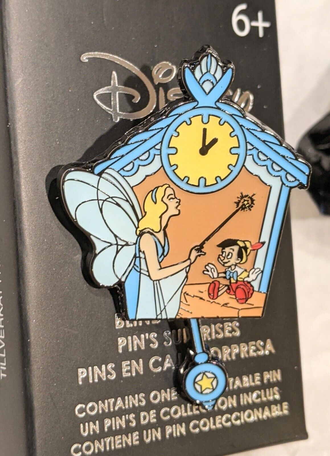 Disney Loungefly Pinocchio Cuckoo Clock Blind Box Pin - Blue Fairy & Pinocchio