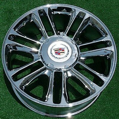 New Cadillac Escalade Platinum Wheel Chrome Exact Oem Factory Gm Style 22 5358