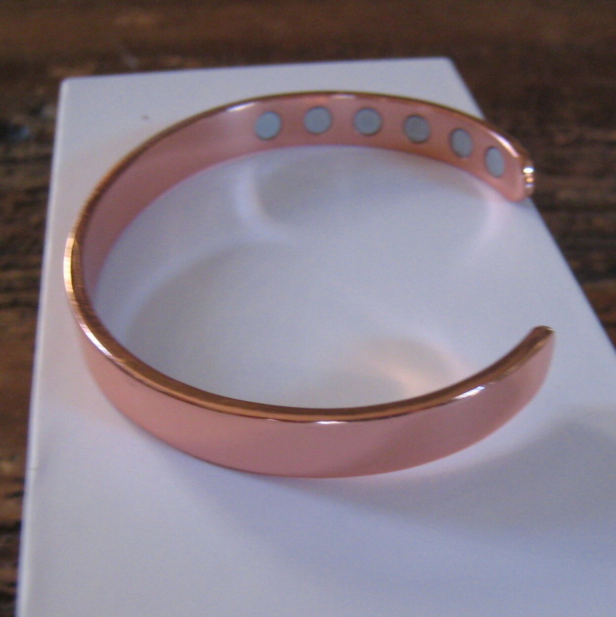 Pure Copper 12 Magnets Bracelet Arthritis Therapy Unisex Carpal Tunnel Cuff New