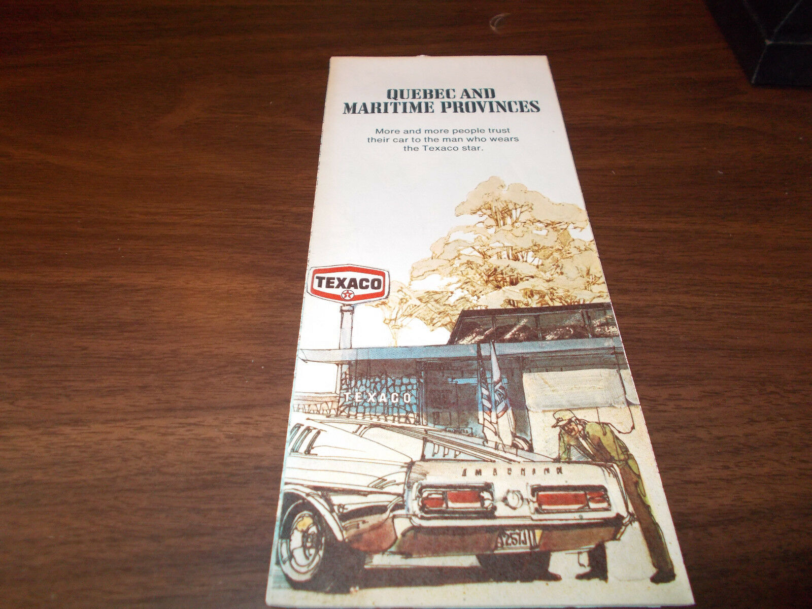 1972 Texaco Quebec And Maritime Provinces Vintage Road Map