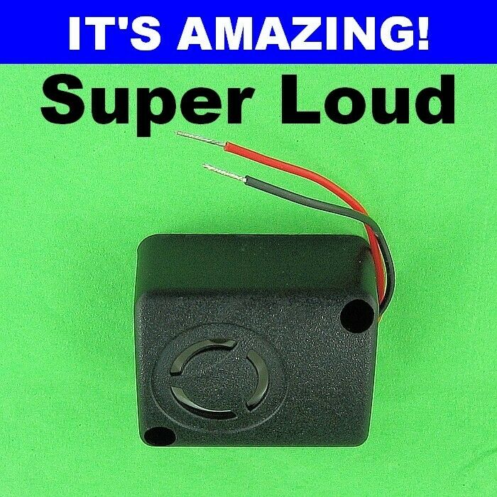 Best Loud Mini Alarm Piezo Siren 108db Its Unbelievable 12 Volt Dc 6v 9v 12v Vdc