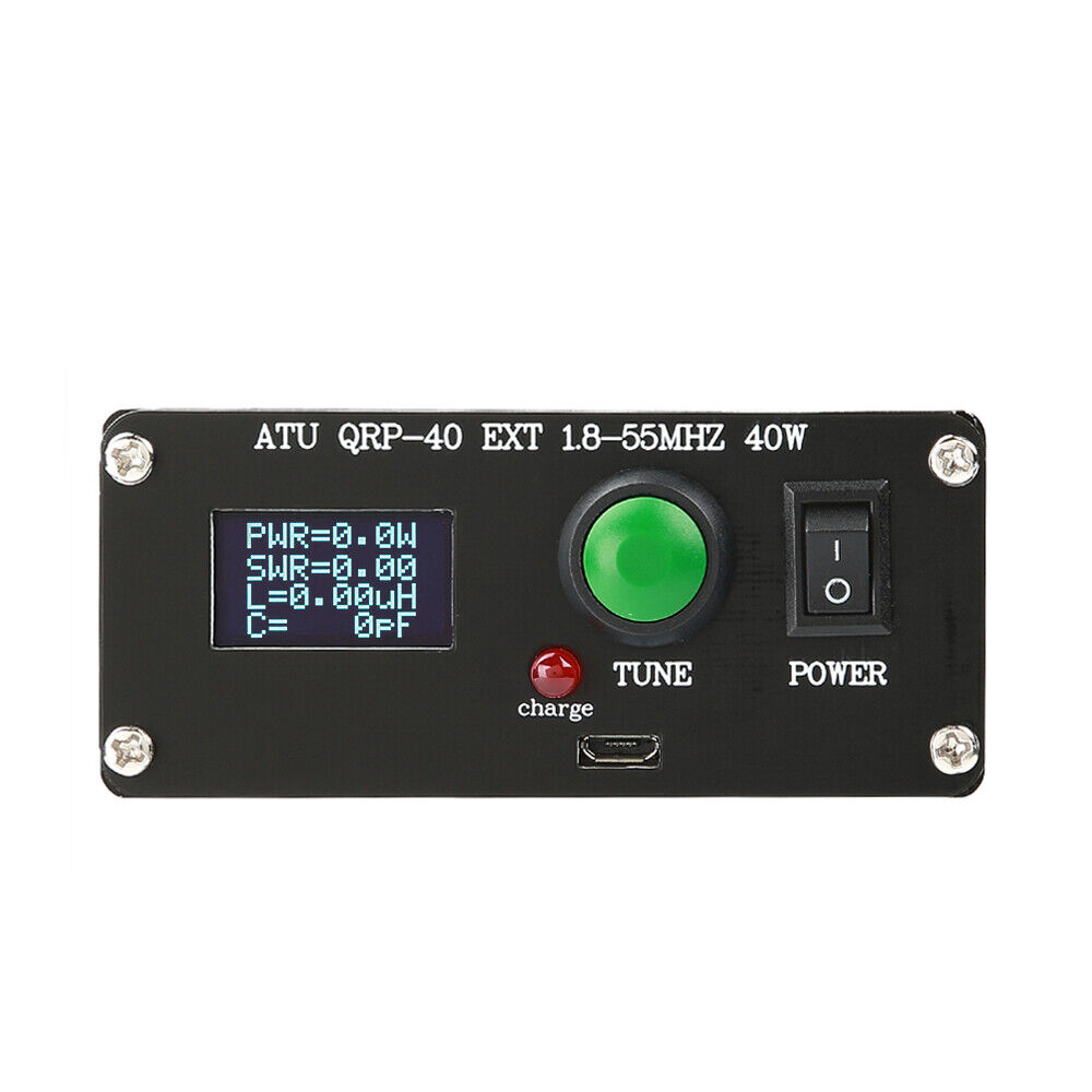 Atu Qrp-40w 0.91" 7x7 Automatic Antenna Tuner For 1-40w Shortwave Radios Station