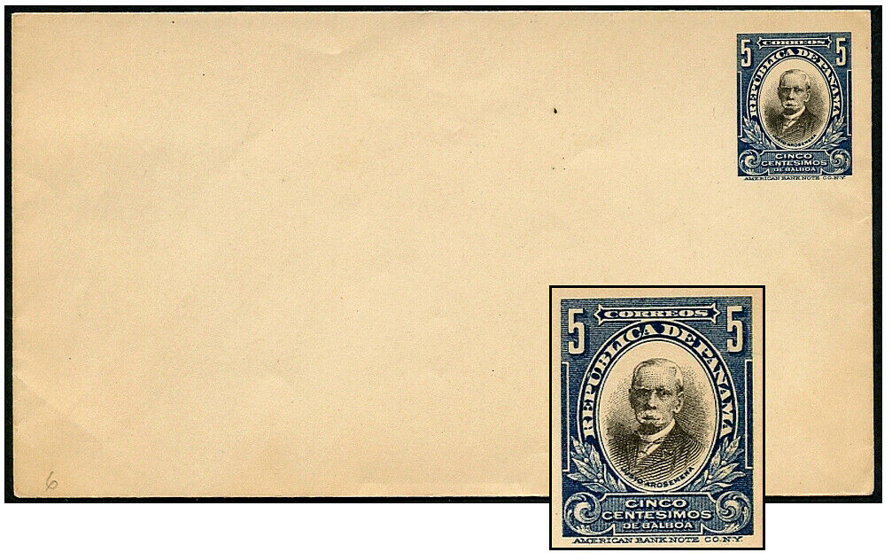 Panama 1909? Ps Envelope H&g B6