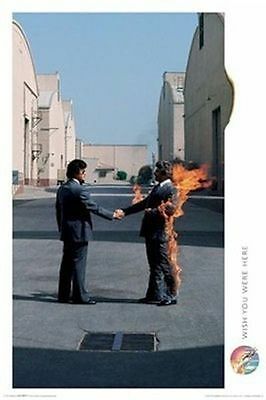 Pink Floyd - Wish You Were Here Poster - 24x36 Man On Fire 24476