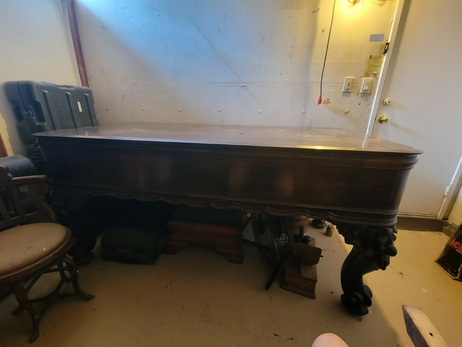 Victorian Mahogany Grand Piano