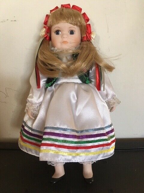 Collectible Doll  by Royalton Collection, 10" Tall In Poland Costume.