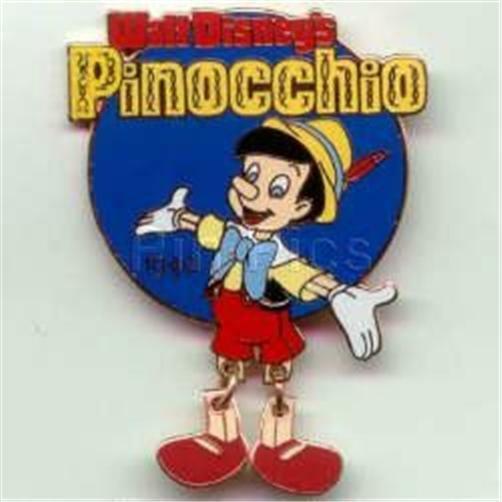 Pinocchio #85 Countdown To The Millennium Disney Dangle Pin New On Card