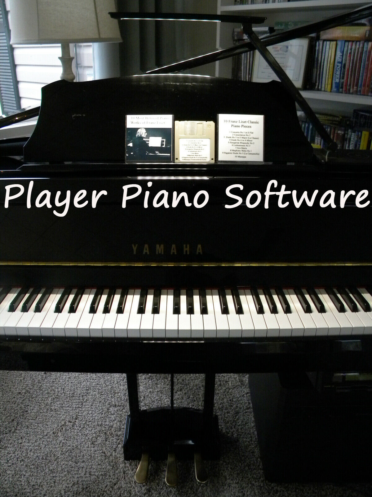 Franz Liszt Player Piano Solos For Midi, Yamaha Pianosoft E-seq 2shd 2sdd Format